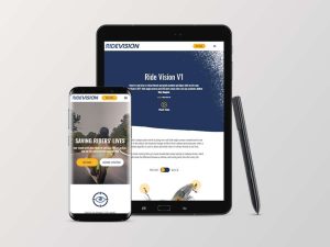 בניית אתר אינטרנט עבור ride vision